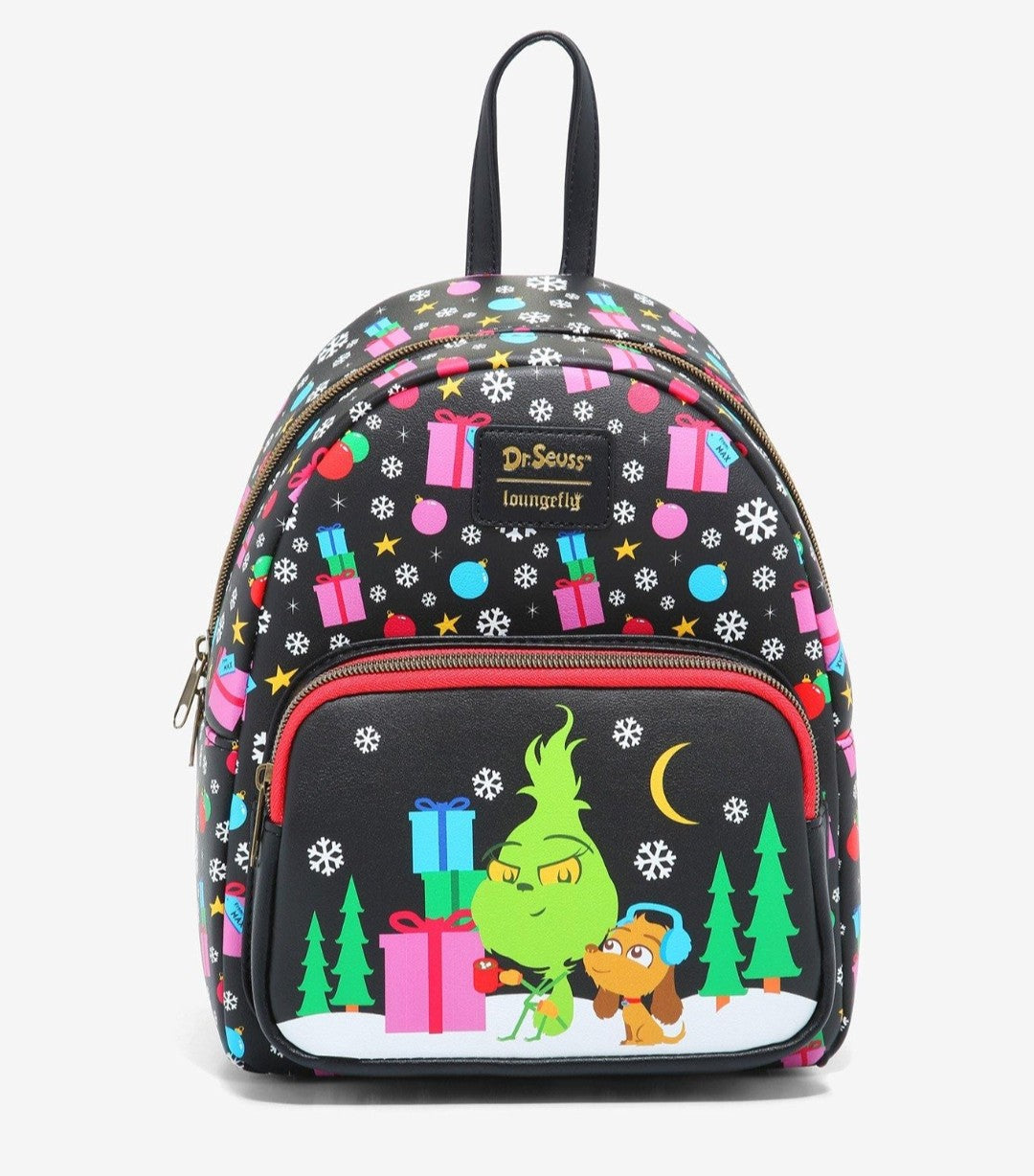 Loungefly Dr. Seuss The Grinch and Max Christmas Backpack