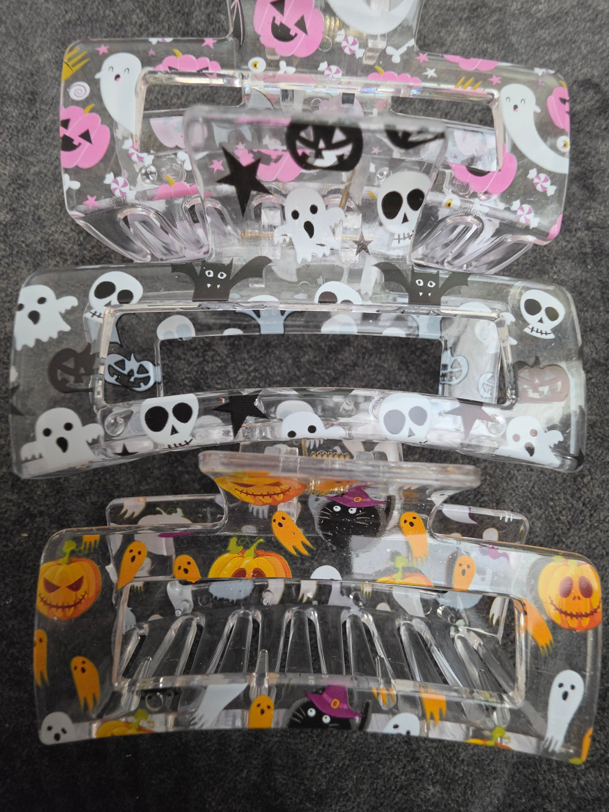 Halloween 3pk Hair Clips