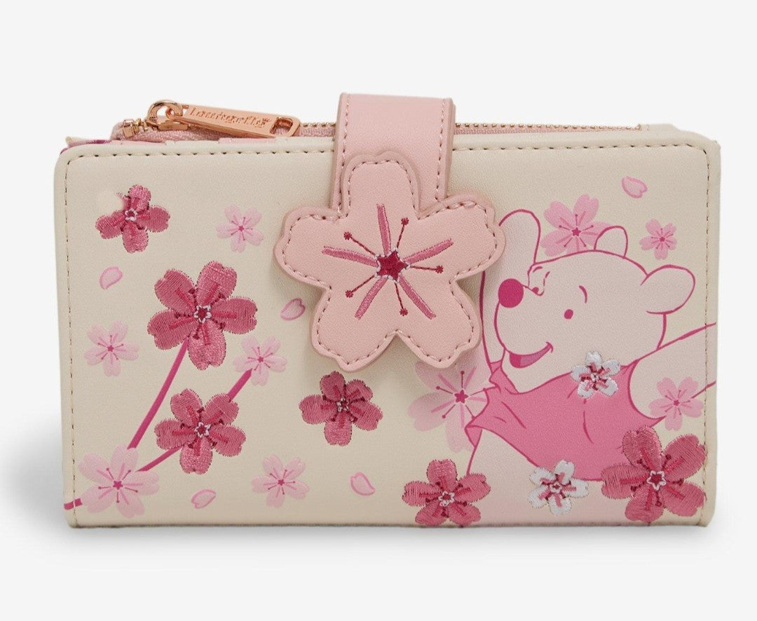 Loungefly Disney Winnie the Pooh Embroidered Cherry Blossom Wallet