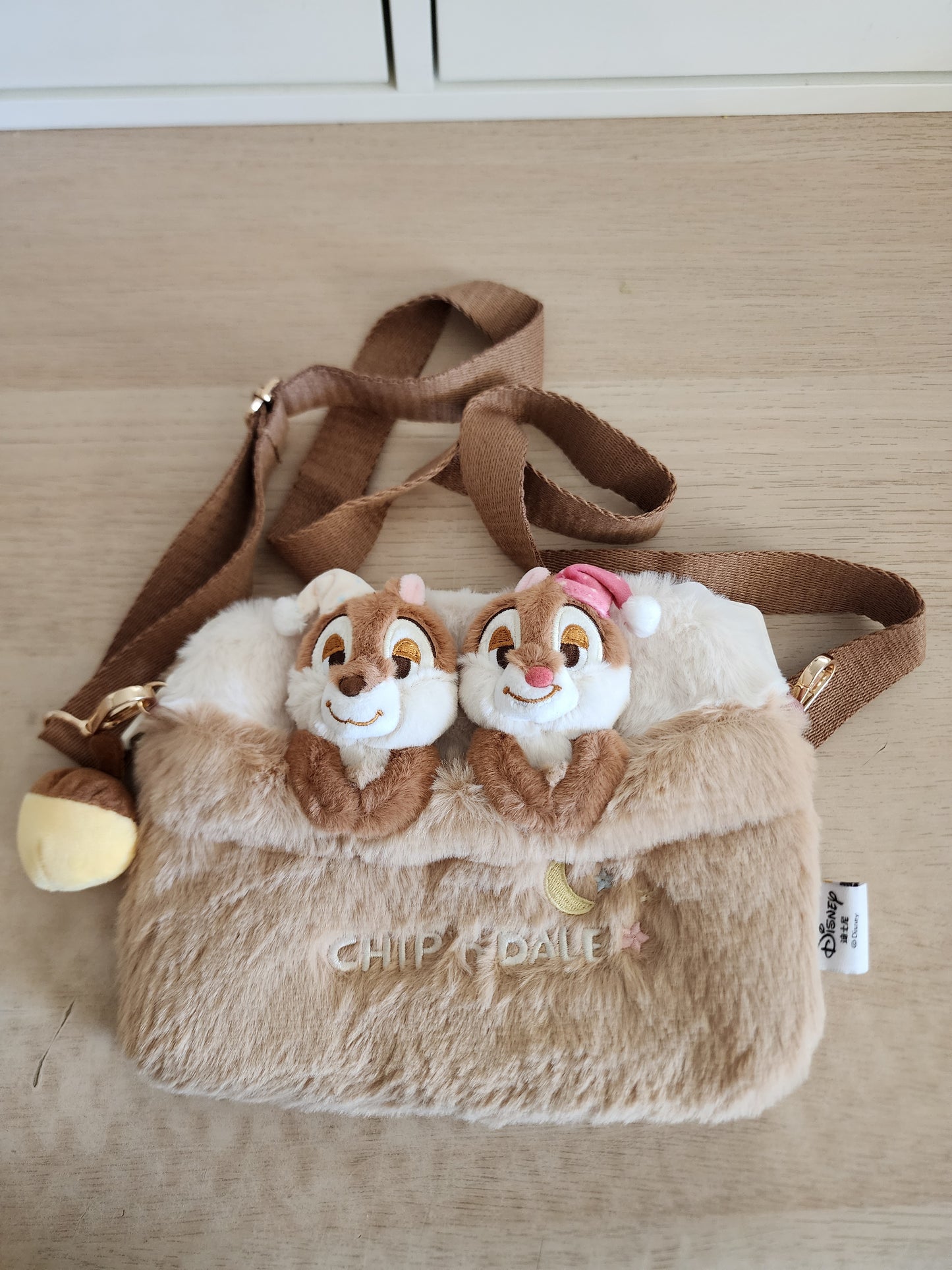 Disney Chip and Dale Plush Crossbody Bag