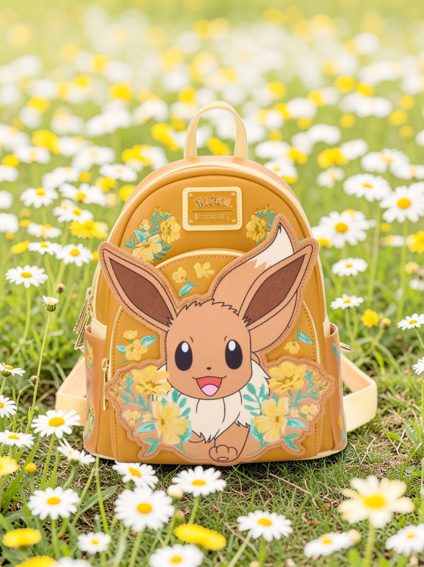 Loungefly Pokemon Embroidered Eevee Floral Backpack