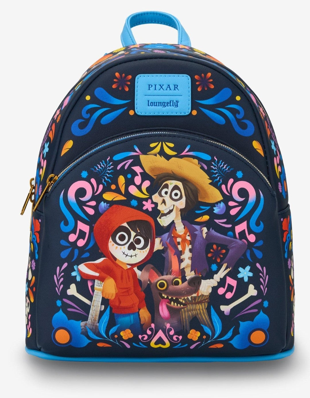 Loungefly Disney Pixar Coco Hector, Miguel and Dante Backpack