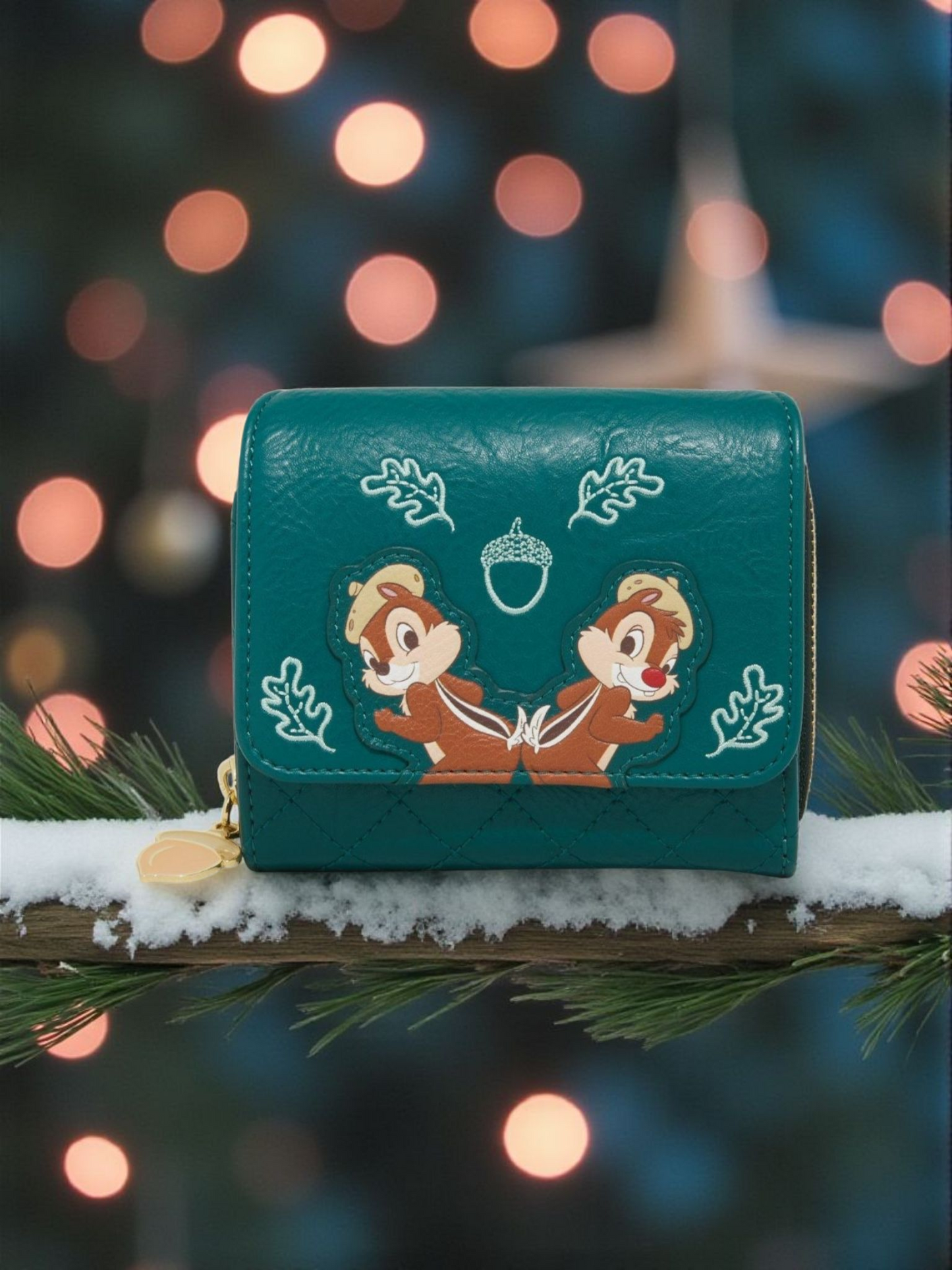 Loungefly Disney Chip and Dale Holiday Wallet