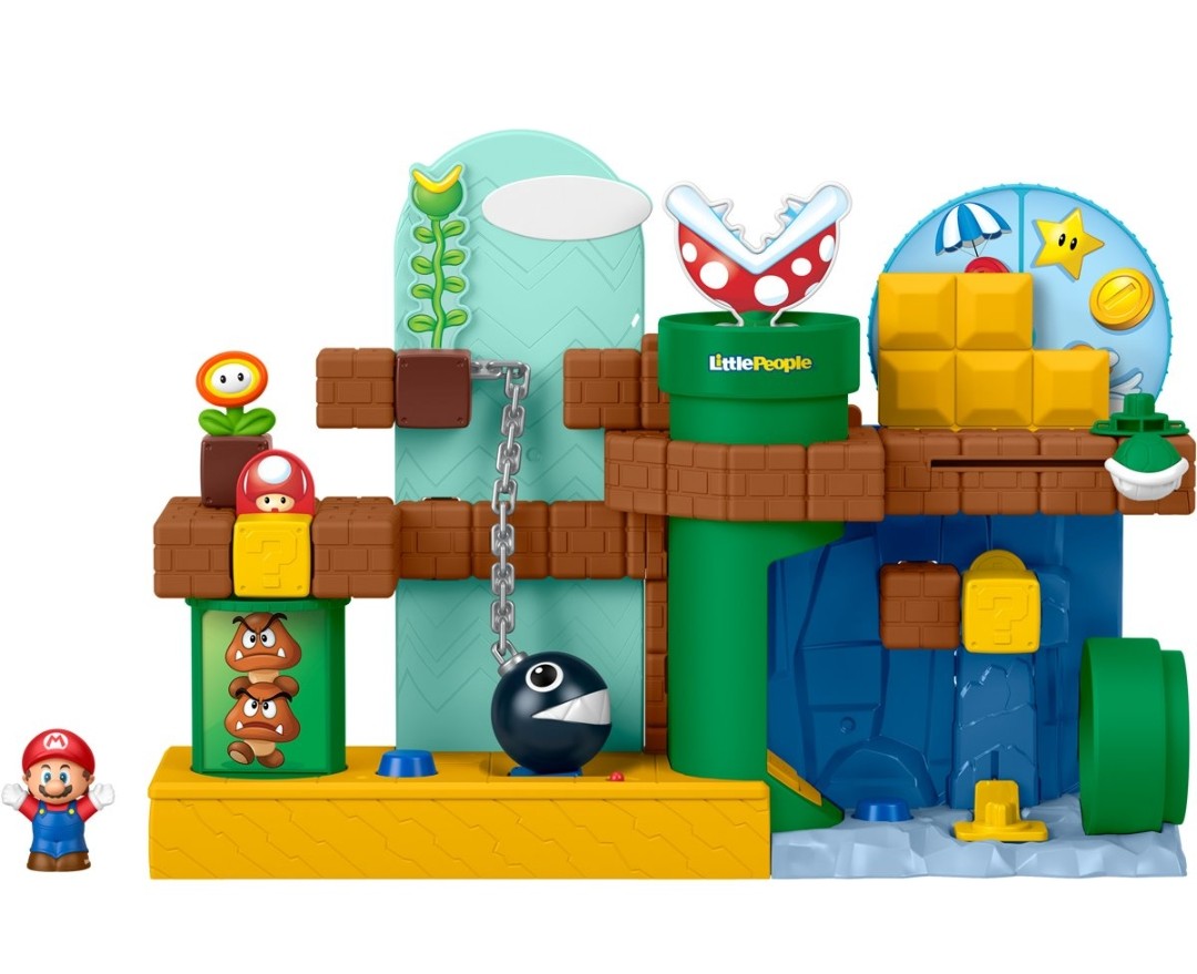 Fisher Price Little People Super Mario Bros.: My Mario's Adventure Playset