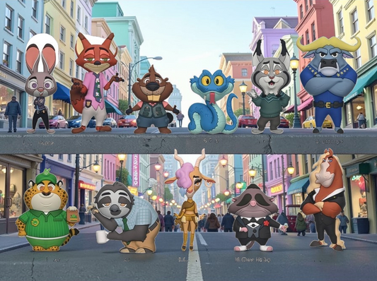 Zootopia 2 3D Foam Mystery Bag Clips