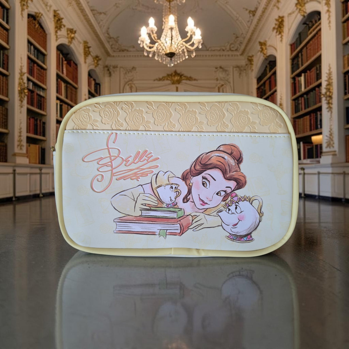 Disney Beauty and the Beast Belle, Ms Potts and Chip Crossbody Bag
