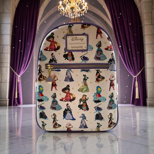 Loungefly Disney Princesses Silhouette Dress Graphic Exclusive Backpack