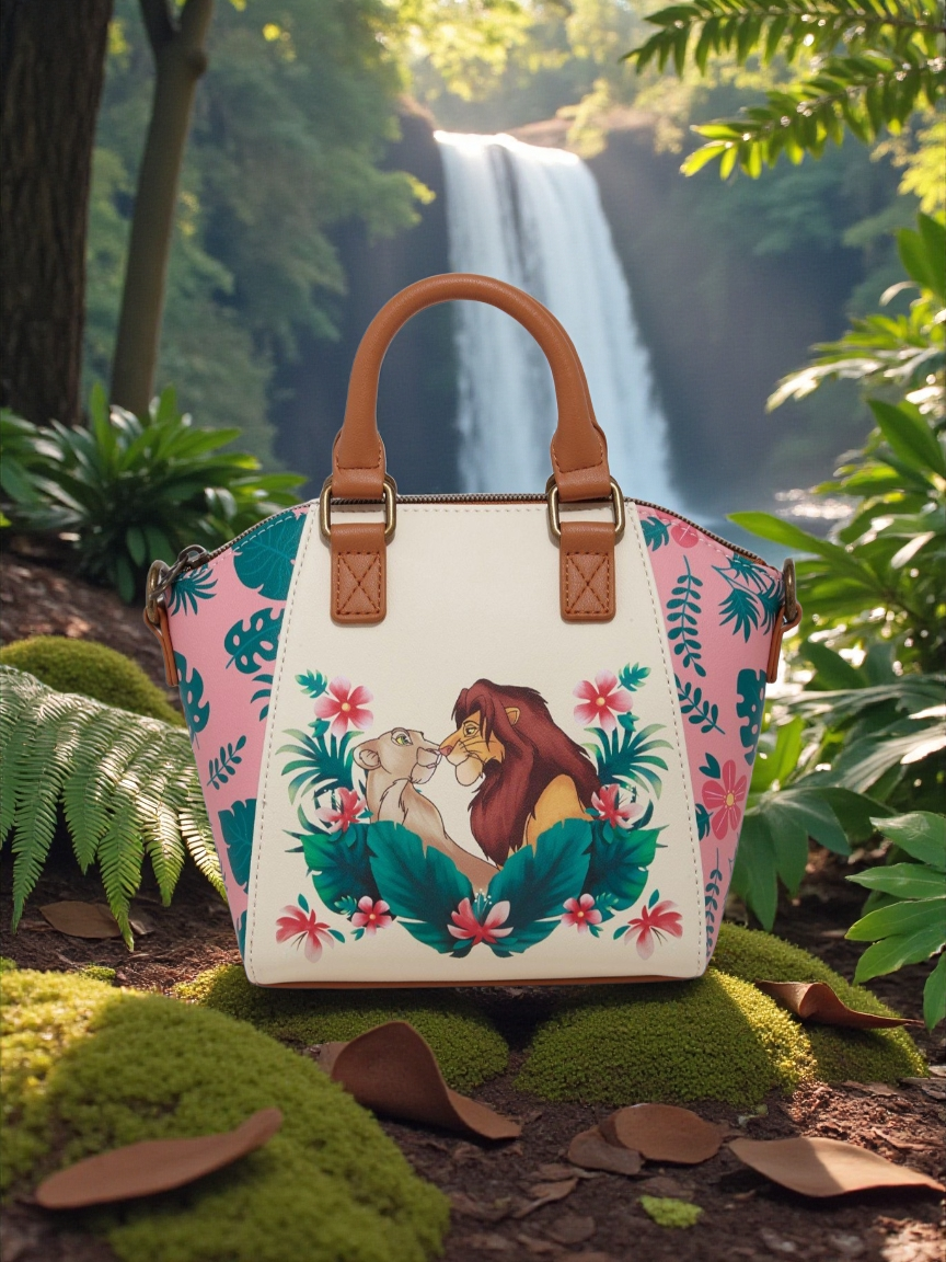Loungefly Disney The Lion King  Simba & Nala Mini Handbag