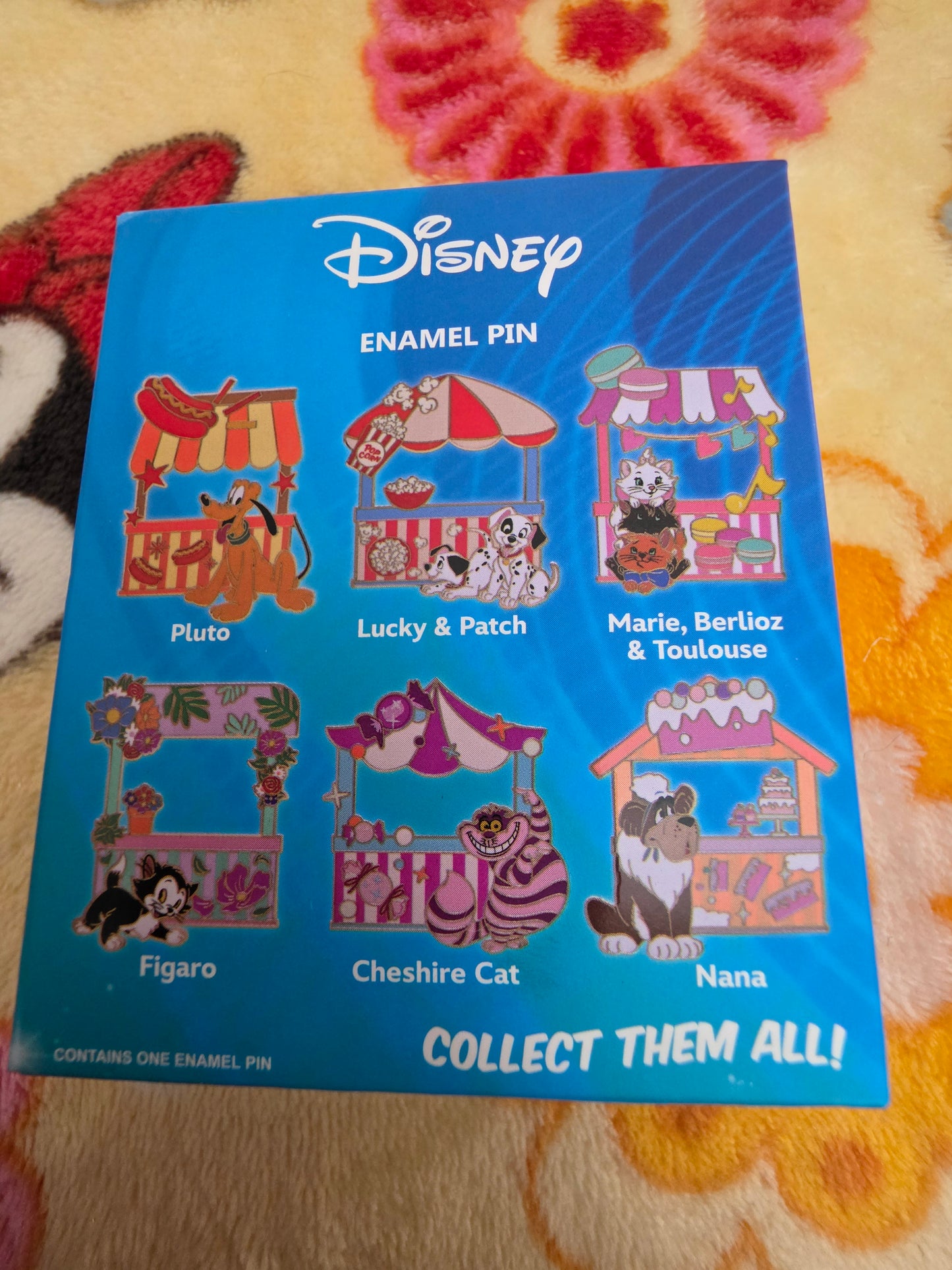 Disney Cats and Dogs Food Stand Mystery Pins