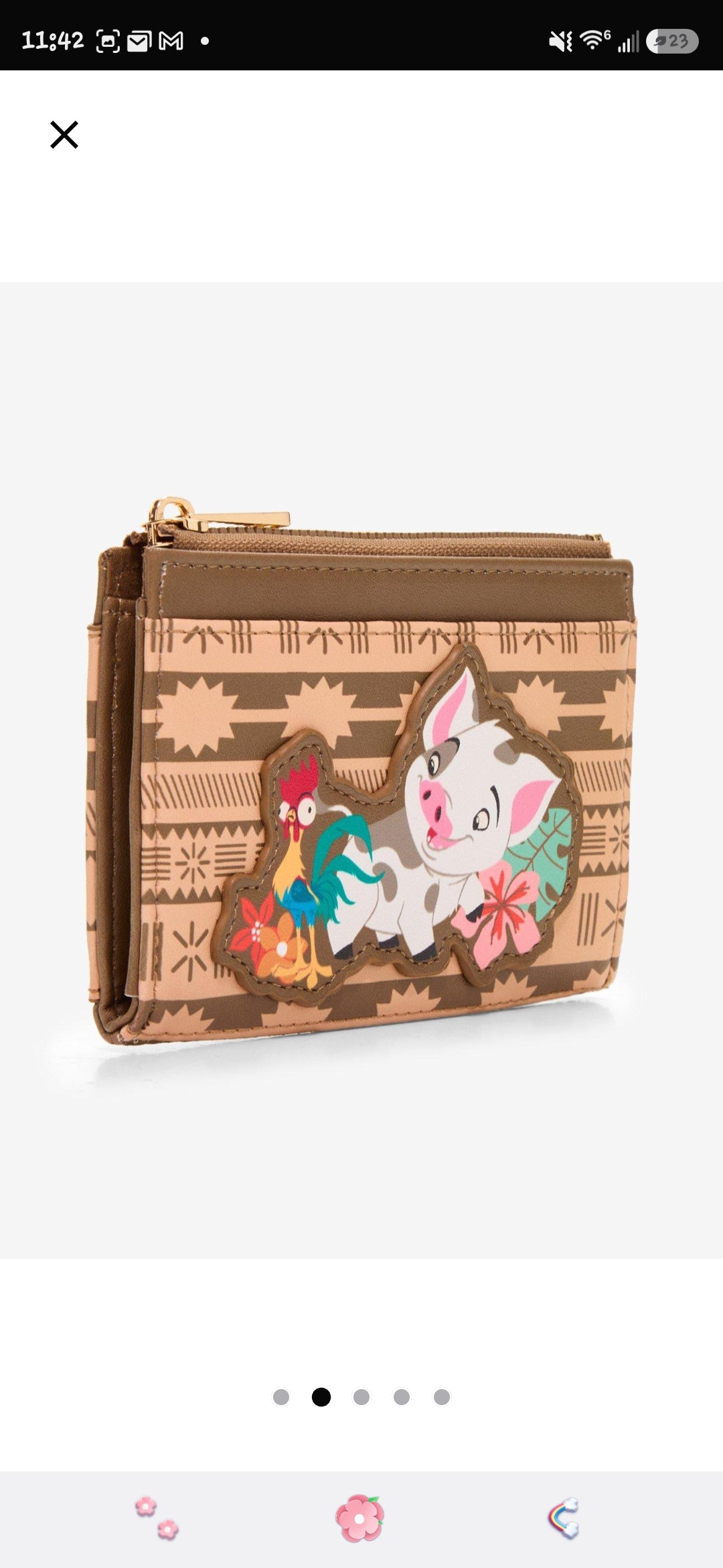Loungefly Disney Pua and Hei Hei Card Holder