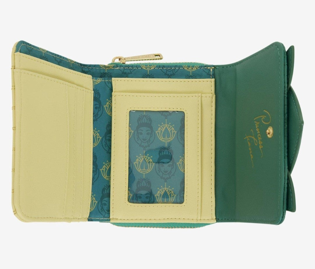 Loungefly Disney Frog Princess Tiana's Green Dress Wallet