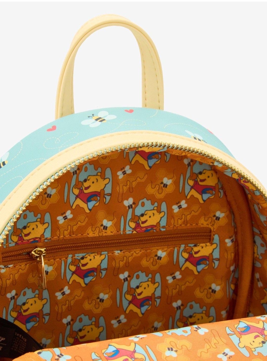 Loungefly Disney Winnie the Pooh Heart Shaped Honeycomb Backpack
