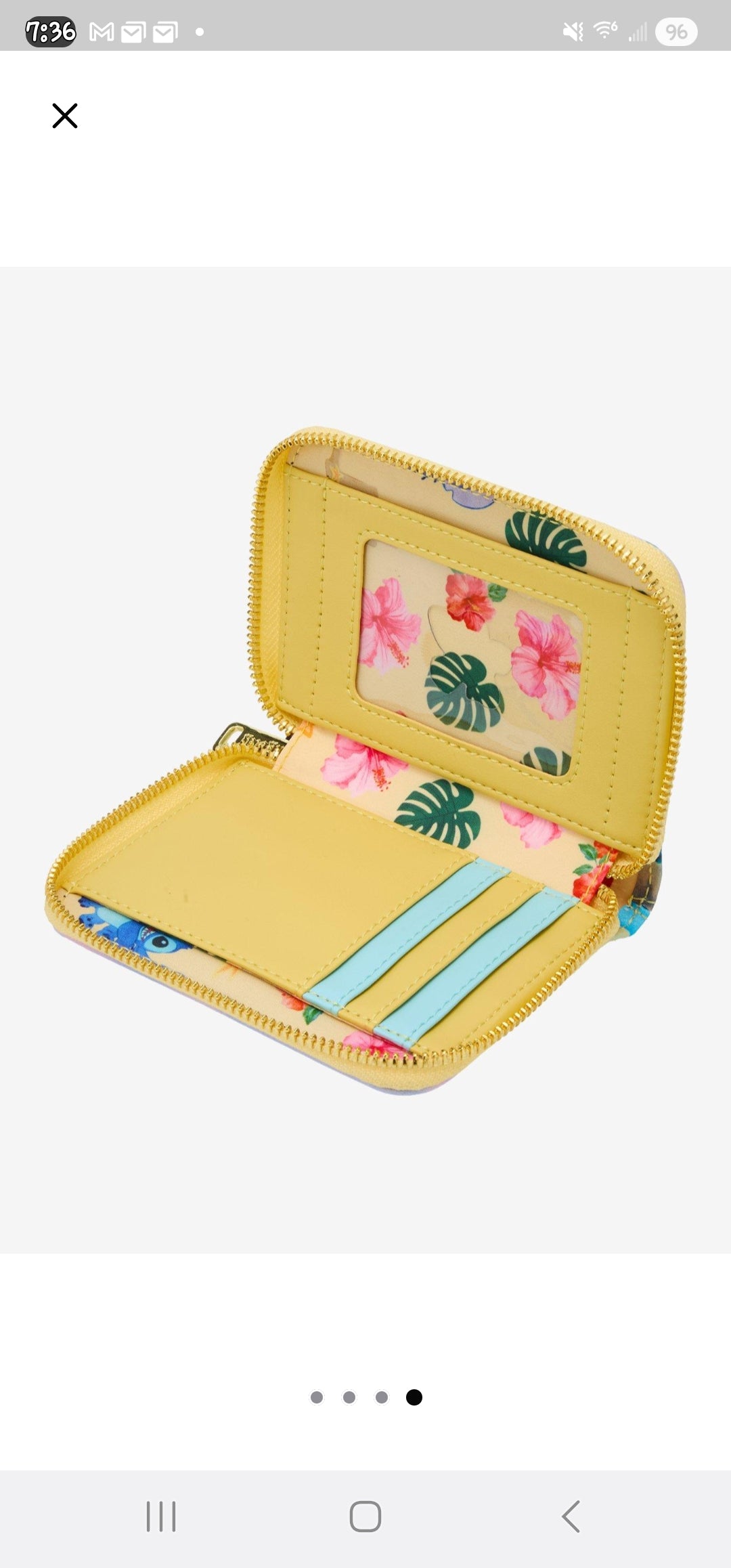 Loungefly Disney Stitch and Scrump Sandcastle Wallet