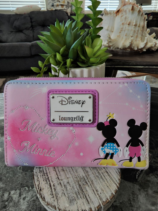 Mickey and Minnie Mouse Constellation Wallet