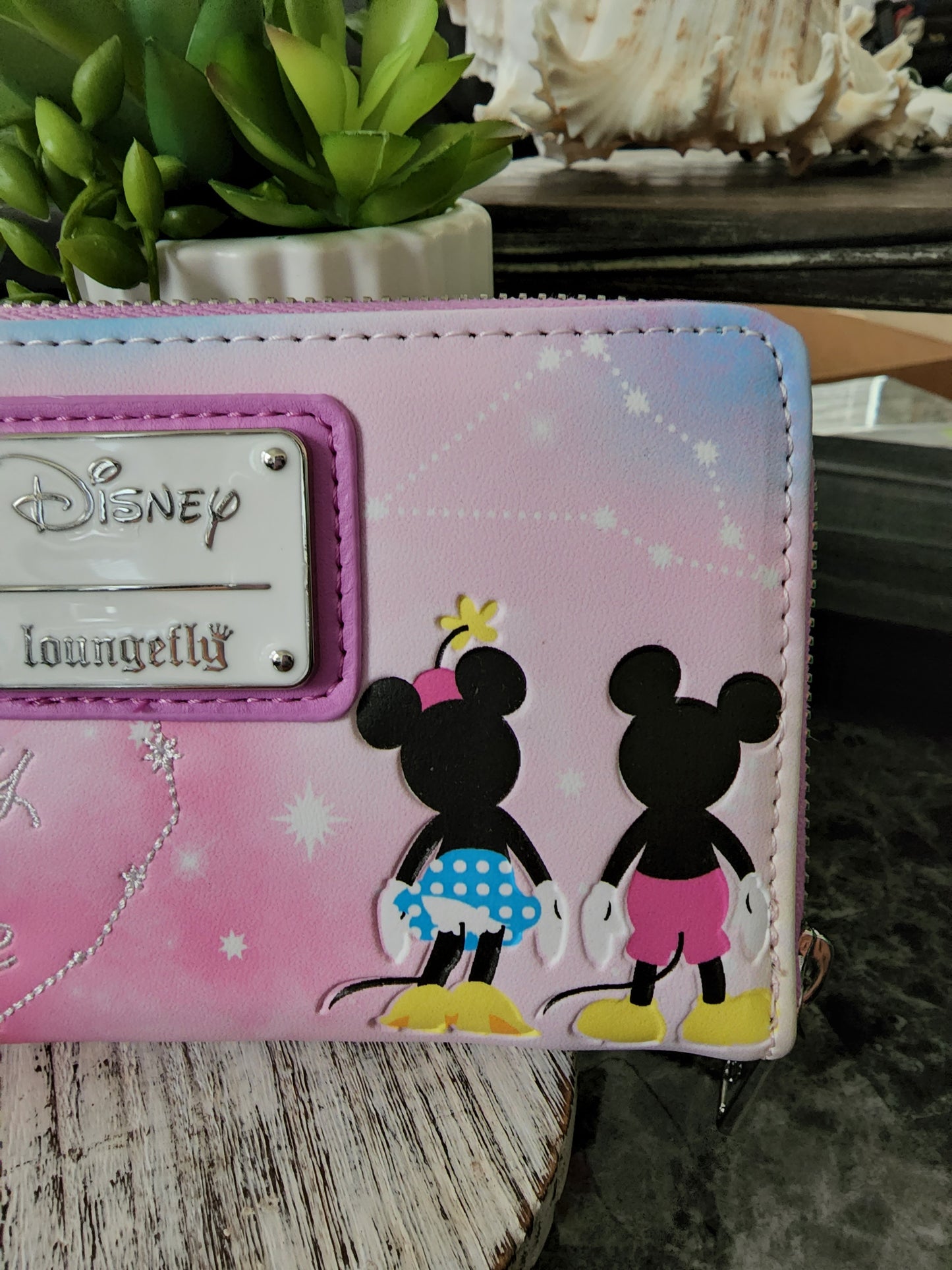 Mickey and Minnie Mouse Constellation Wallet