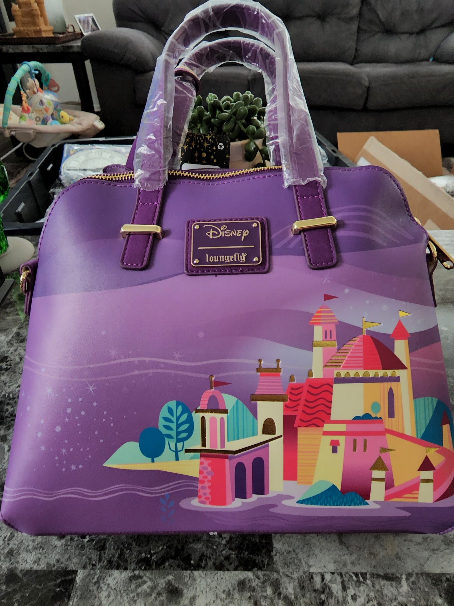 Little Mermaid Castle Loungefly Handbag