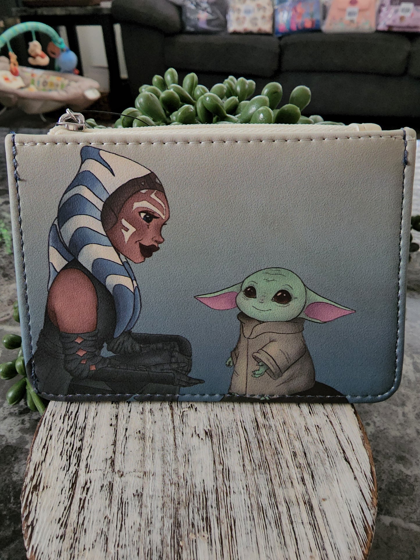 Loungefly Star Wars Ahsoka and Baby Yoda Card Holder