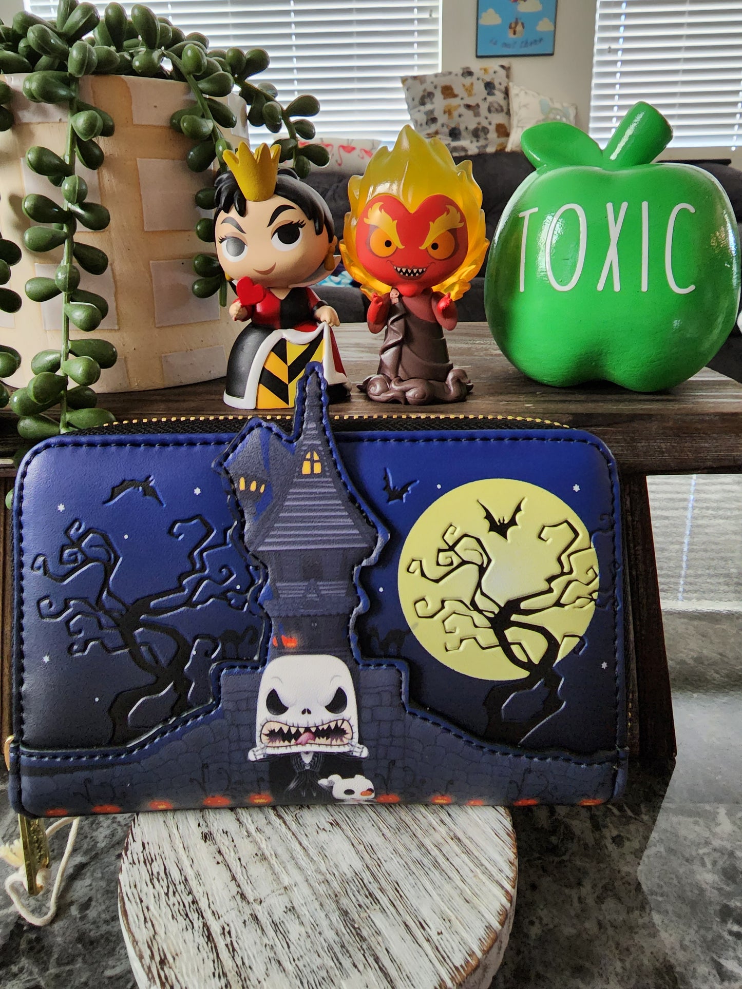 Loungefly Funko Jack Skellington and Zero Wallet