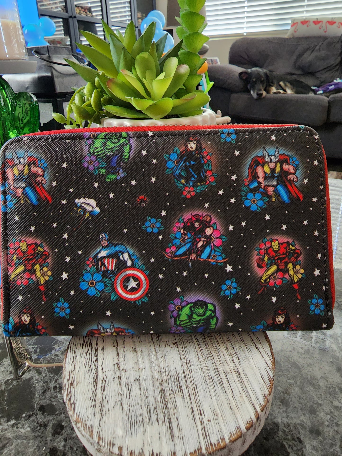 Loungefly Marvel Avengers Traditional Tattoo Wallet