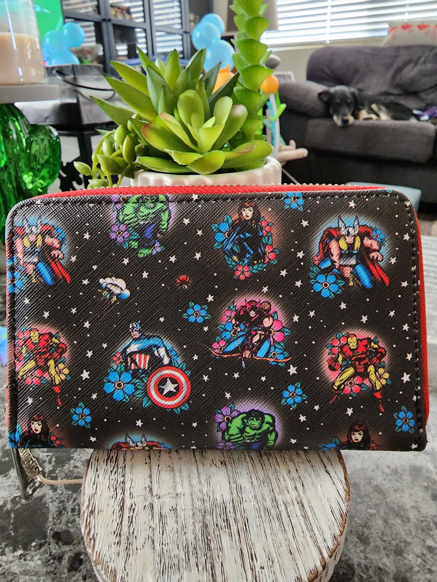 Loungefly Marvel Avengers Traditional Tattoo Wallet