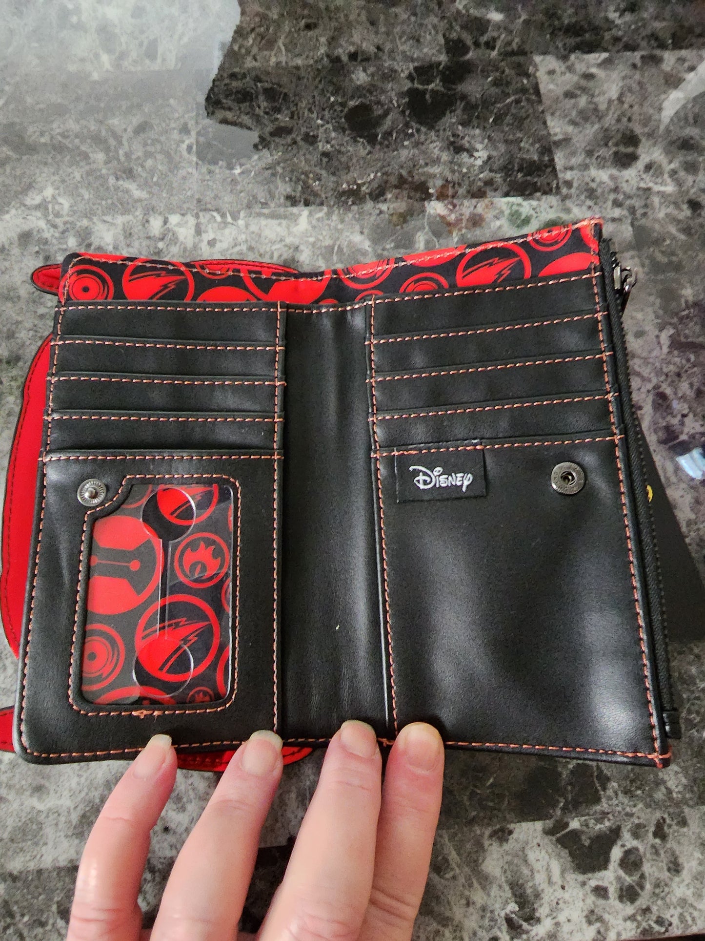 Loungefly Baymax in Battle Suit Metallic Wallet