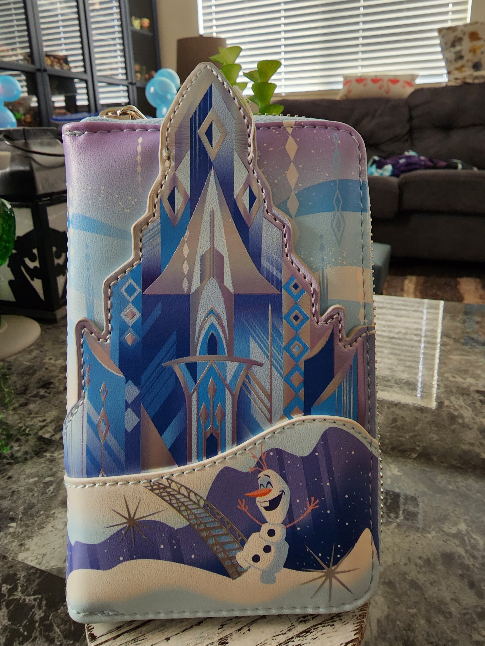 Frozen Princess Elsa Castle Crossbody Bag