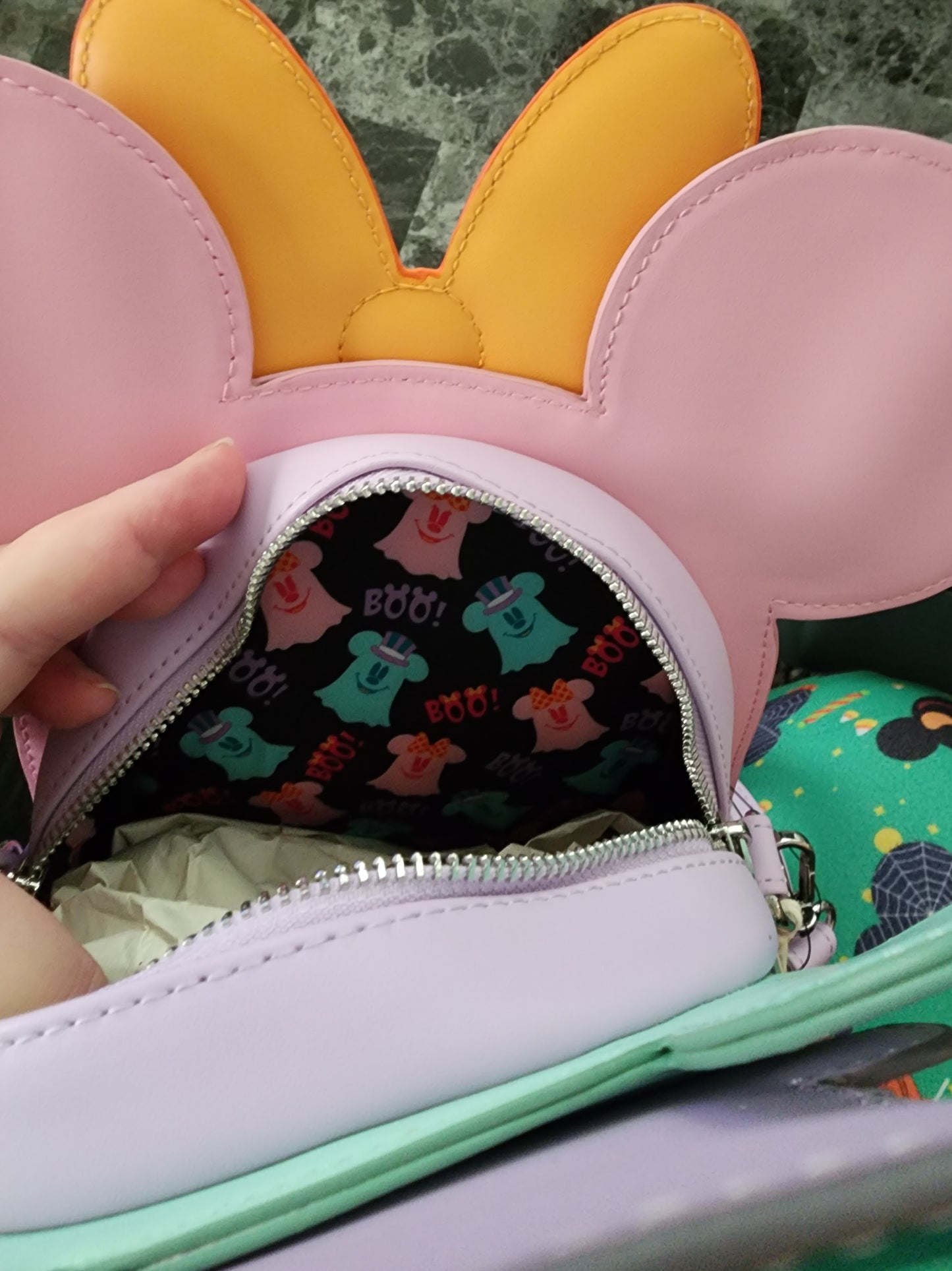 Loungefly Disney Mickey and Minnie Mouse Ghost Crossbody bag