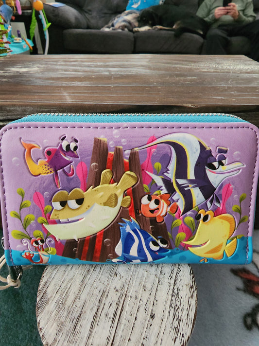 Loungefly Finding Nemo Tank Gang Wallet