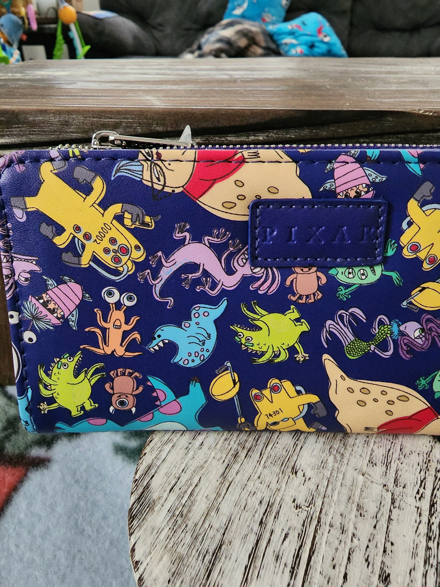 Disney Pixar Monsters Inc Characters Wallet