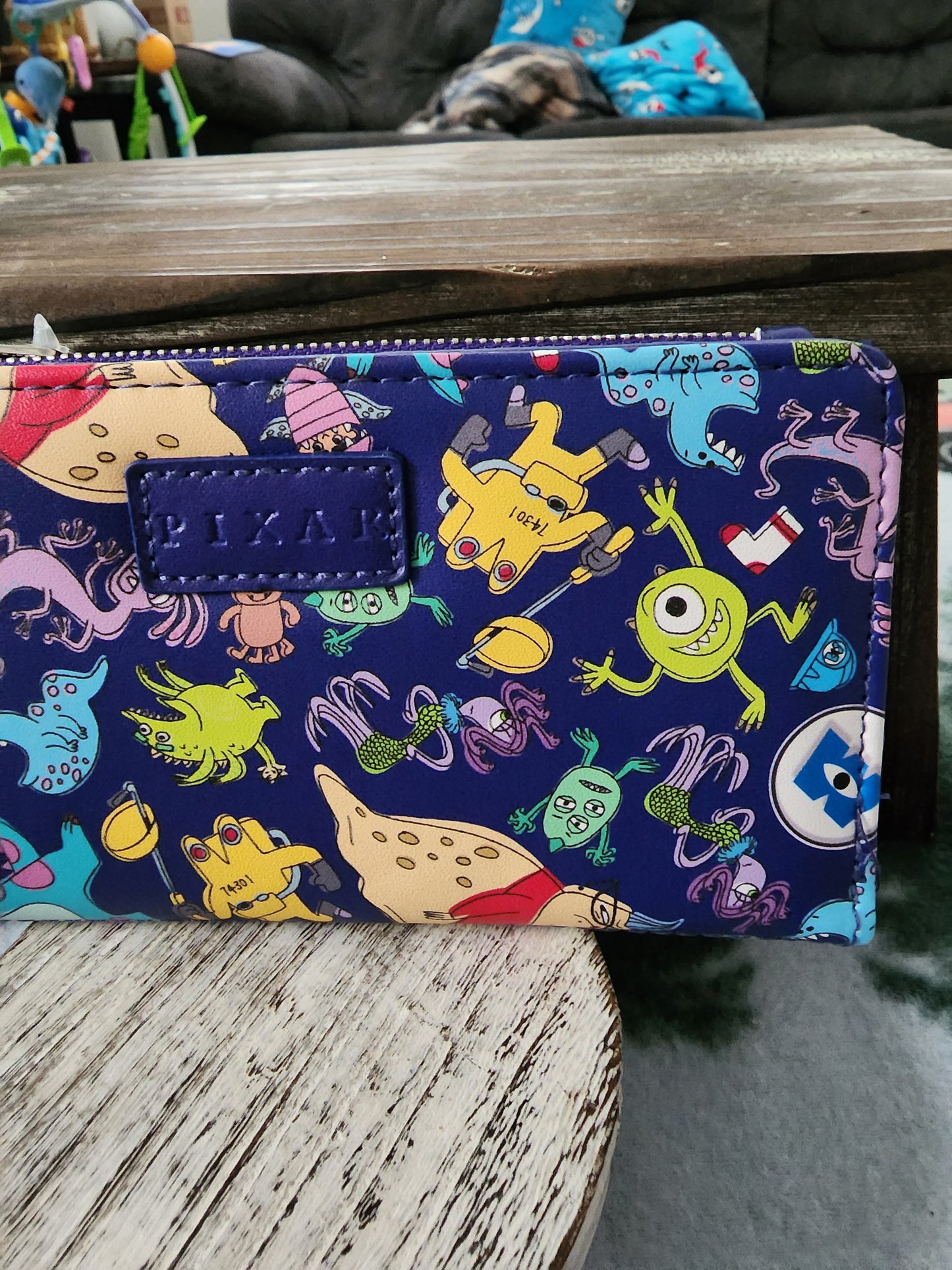 Disney Pixar Monsters Inc Characters Wallet