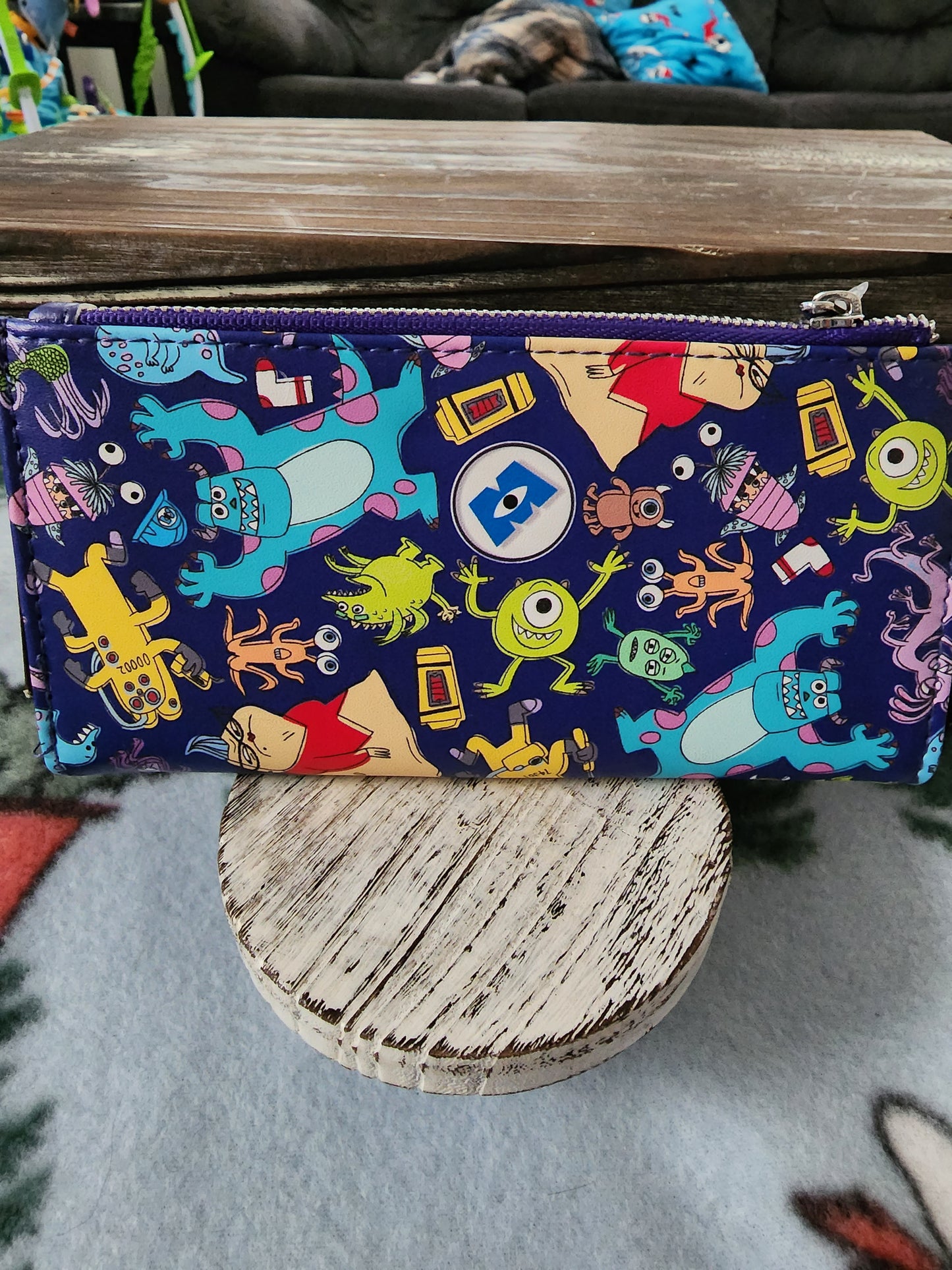 Disney Pixar Monsters Inc Characters Wallet