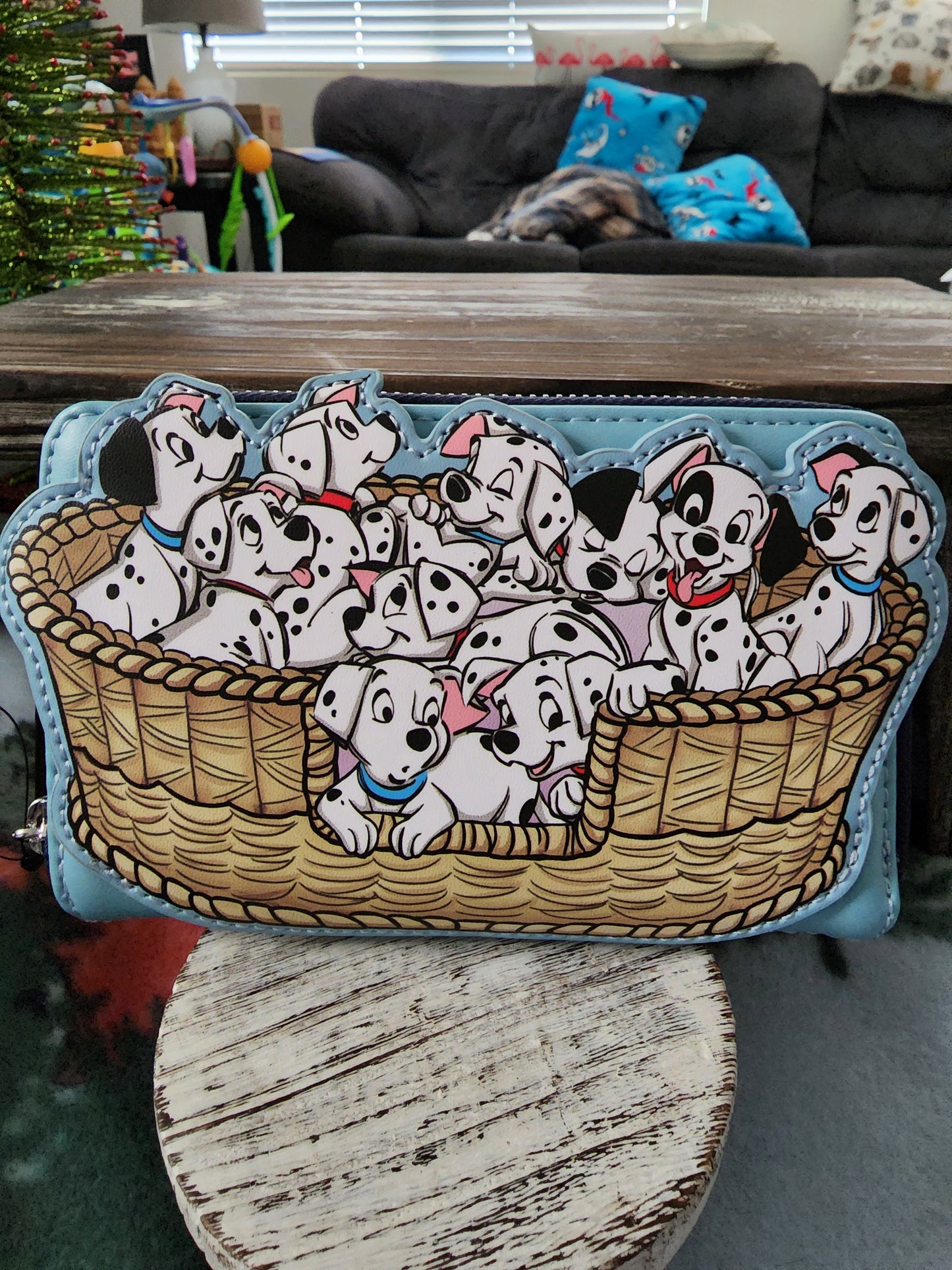 Loungefly Disney 101 Dalmatians Puppies in a Basket Wallet