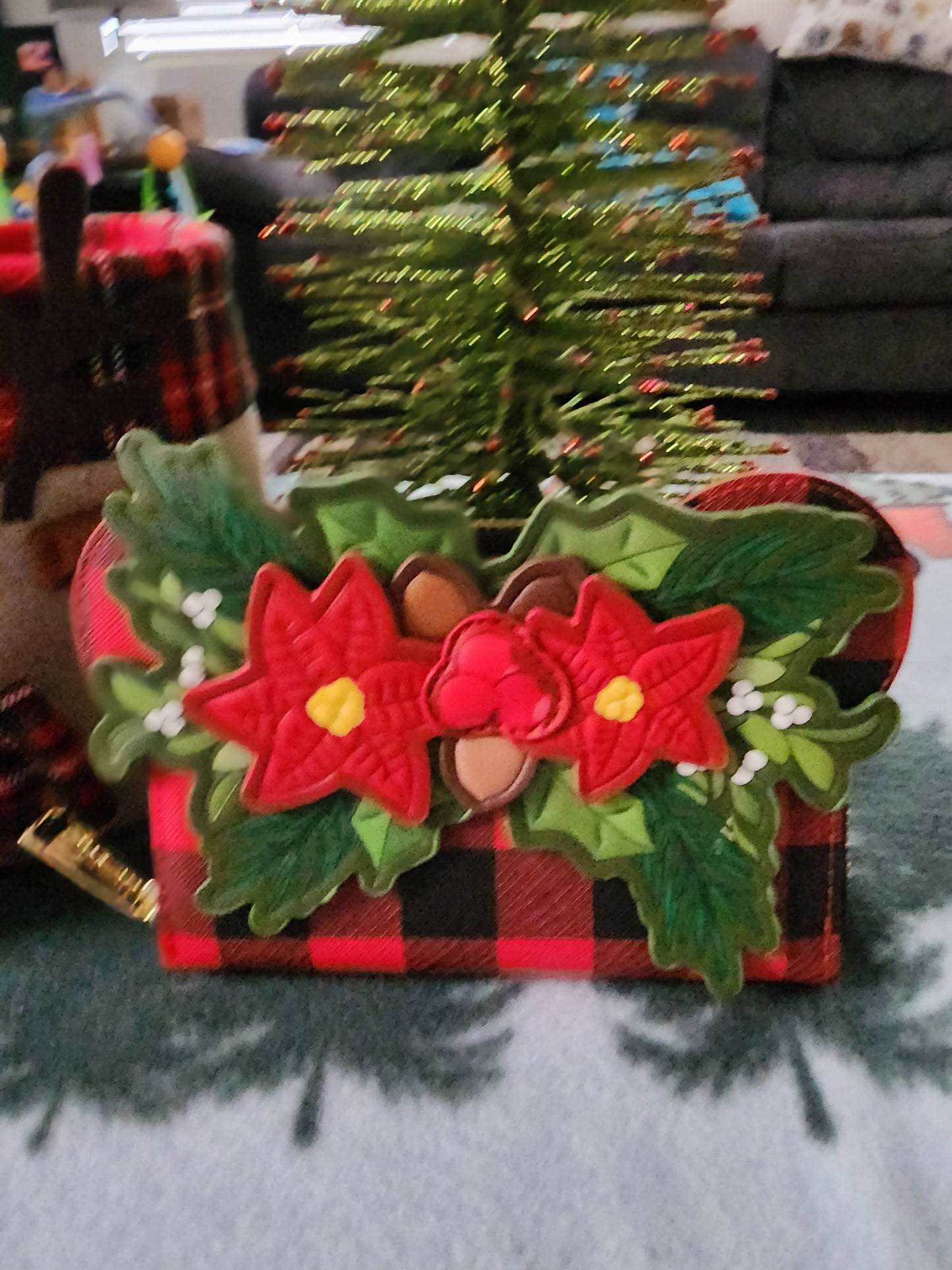 Loungefly Disney Christmas Poinsettia and Holly Wallet