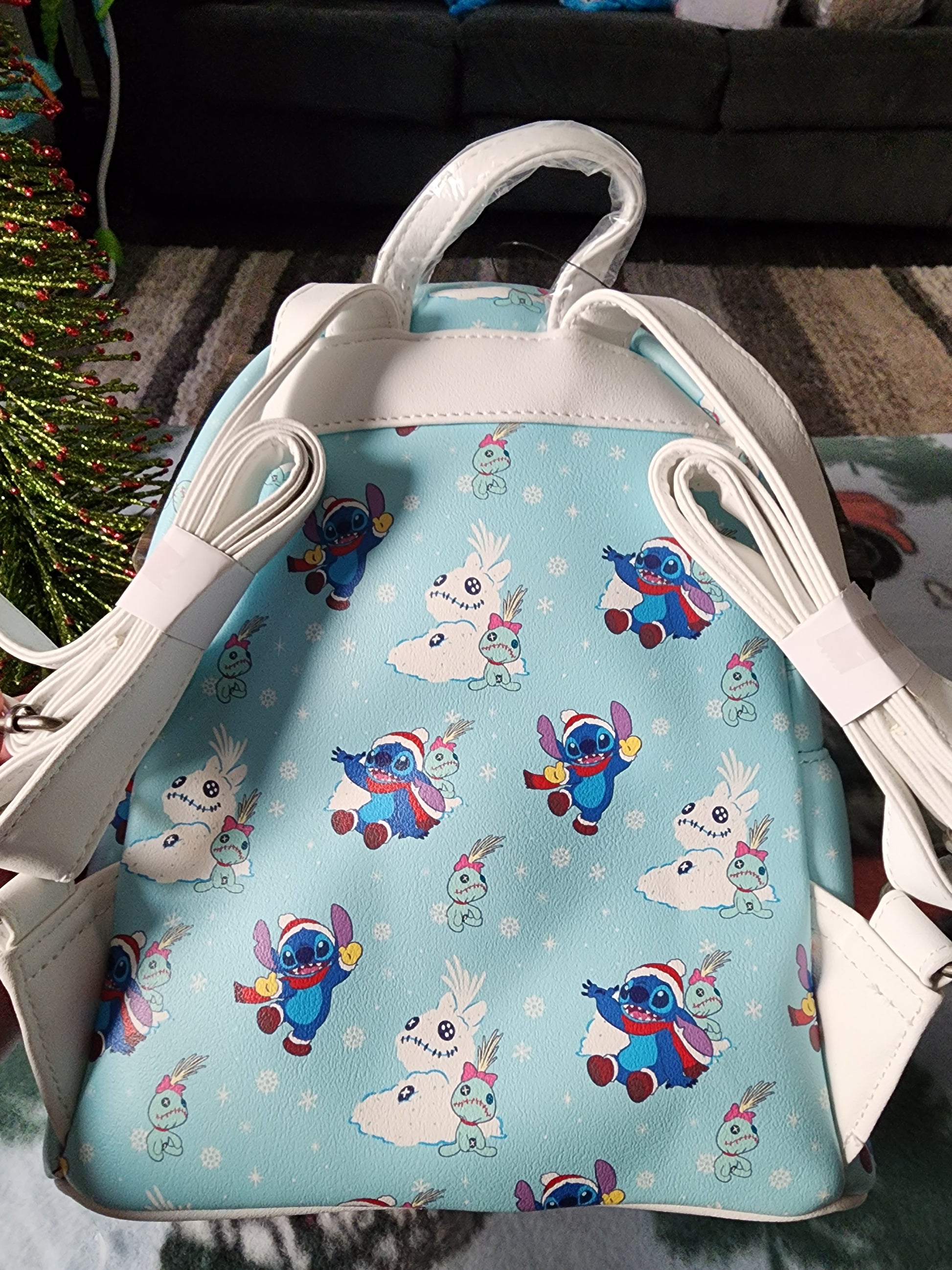 disney winter mini backpack Loungefly Disney Stitch and Scrump Winter Backpack – Gwen's Mermaid Cove