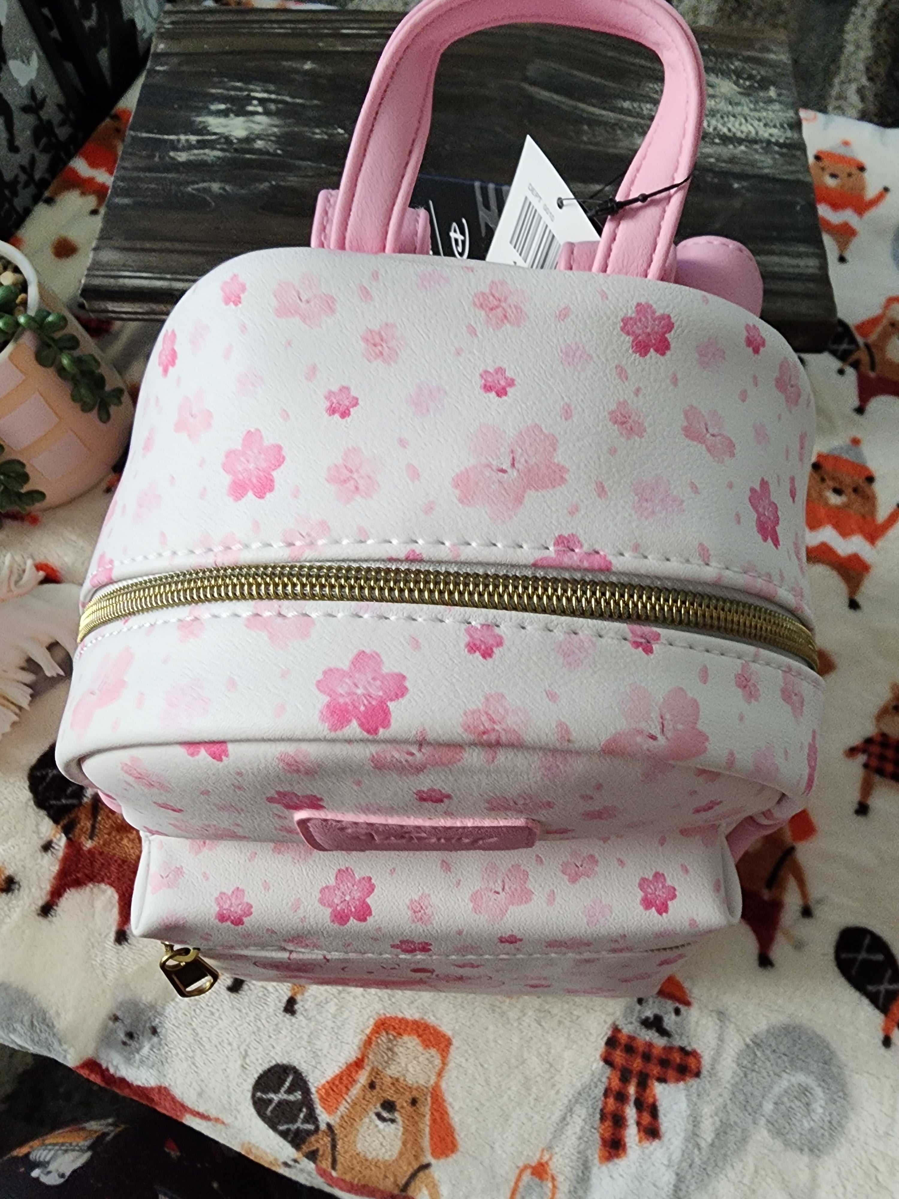 Loungefly Disney store Winnie The Pooh Cherry Blossom Mini Backpack NEW