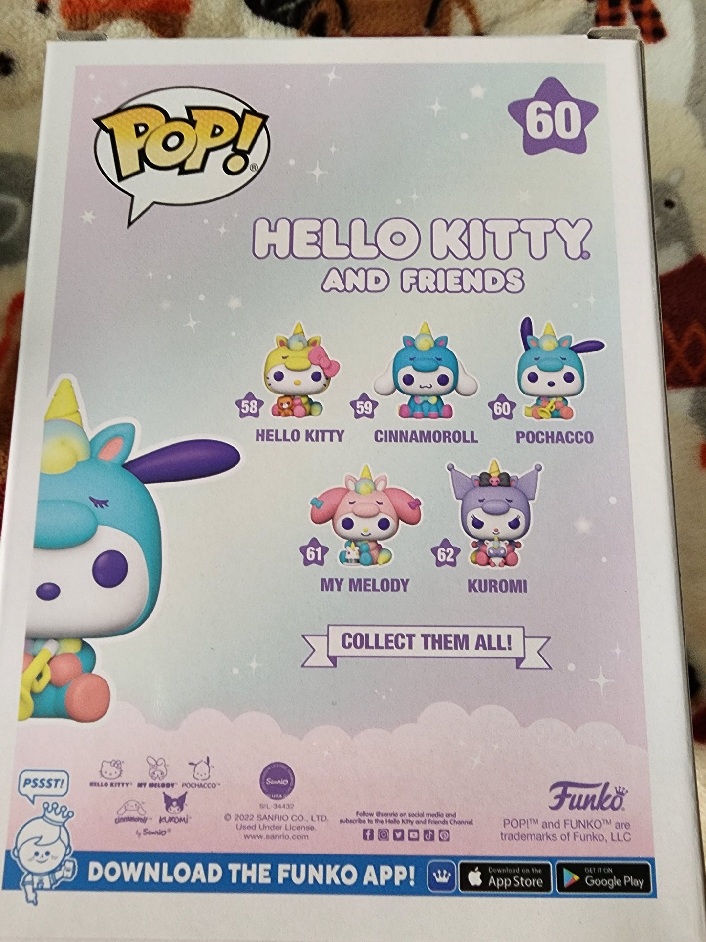 Funko Pop Hello Kitty and Friends as Unicorns