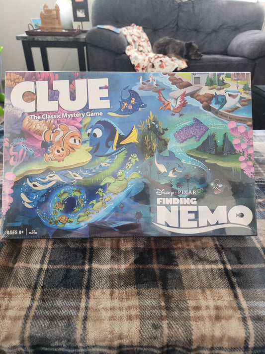 Finding Nemo Clue board game