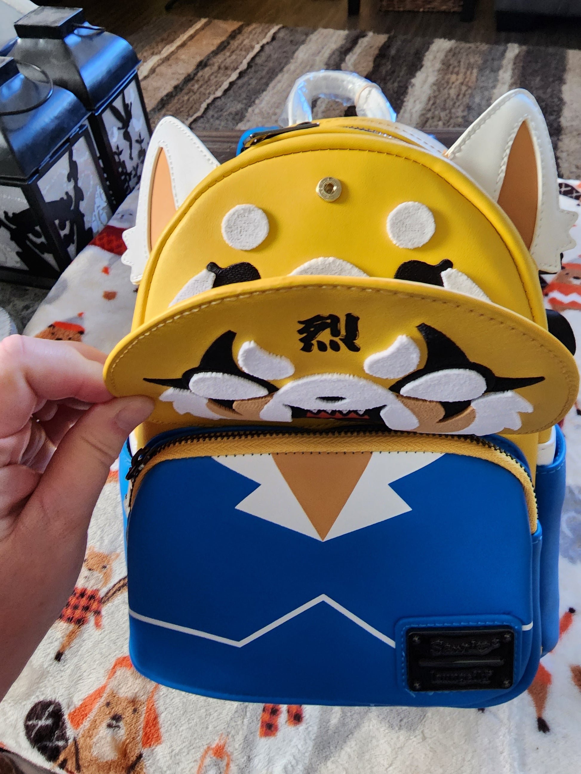aggretsuko loungefly mini backpack Sanrio Loungefly Mini Backpack