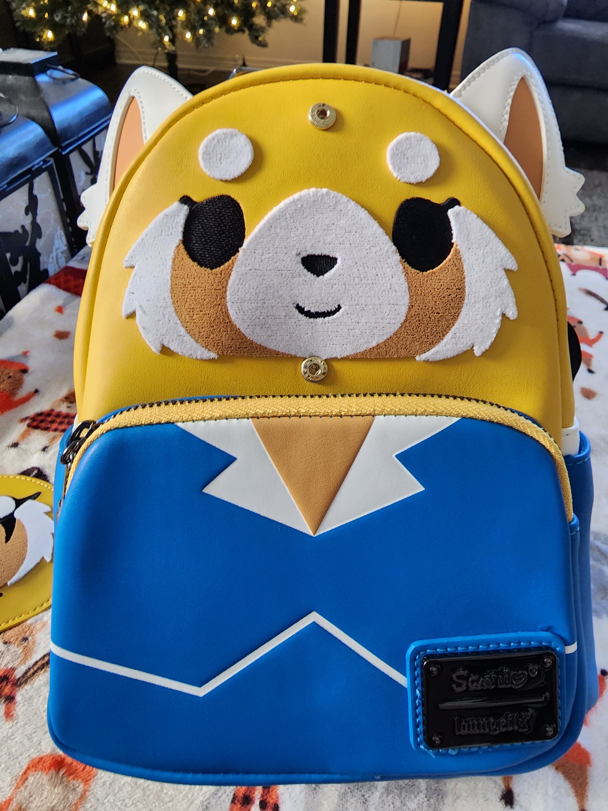 aggretsuko loungefly mini backpack Sanrio Loungefly Mini Backpack