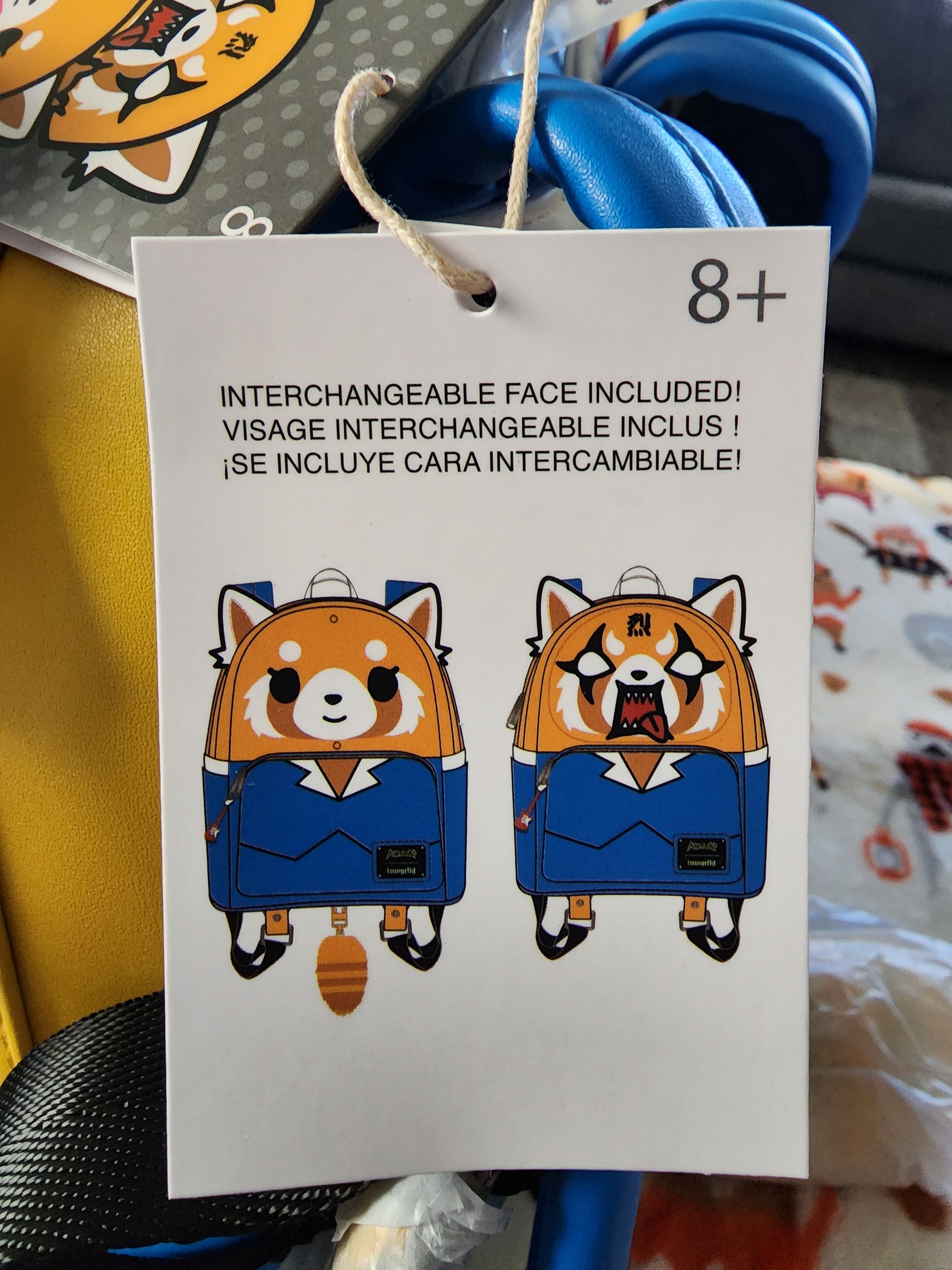 aggretsuko target mini backpack Sanrio Loungefly Mini Backpack