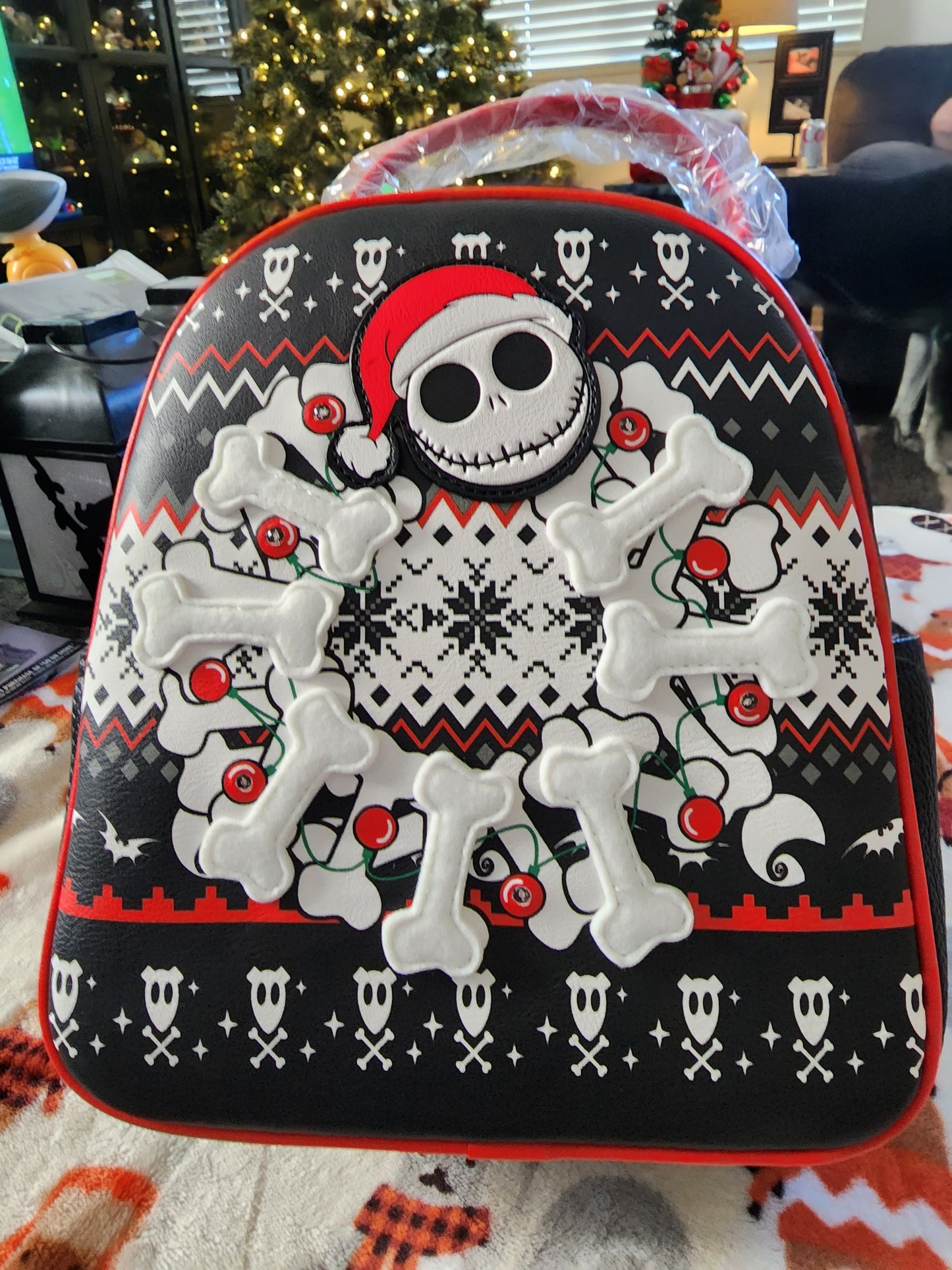 Jack Skelton Christmas Backpack