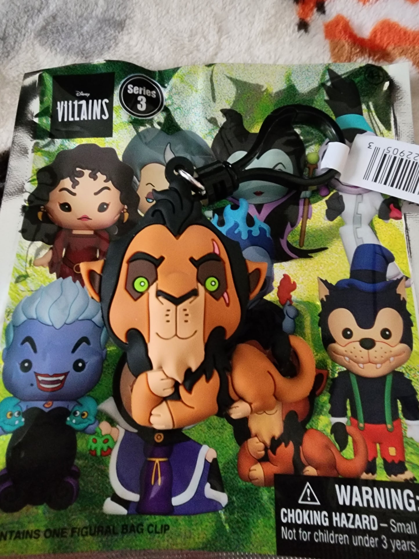 Disney Villains Scar Mystery Bag Clip