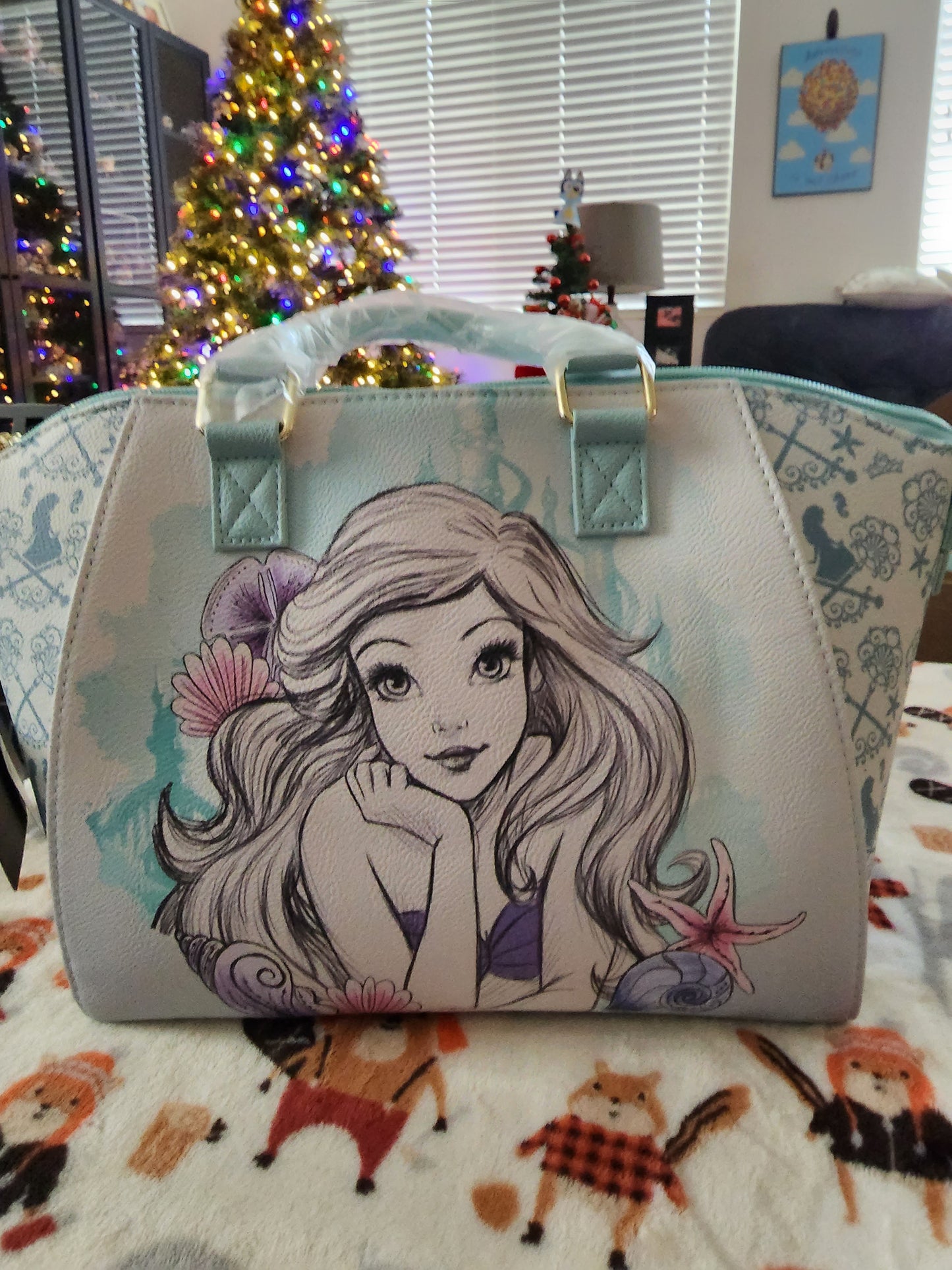 Loungefly Disney Little Mermaid and Castle Handbag