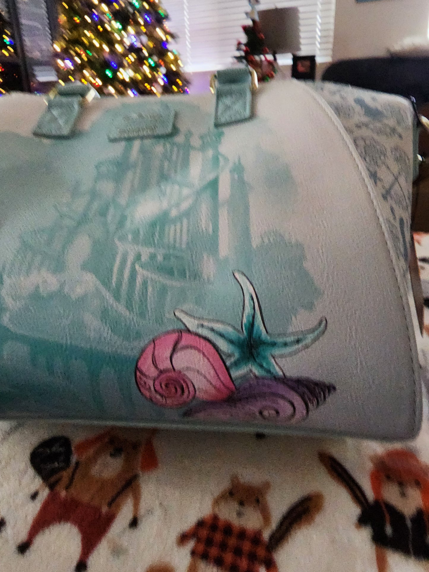 Loungefly Disney Little Mermaid and Castle Handbag