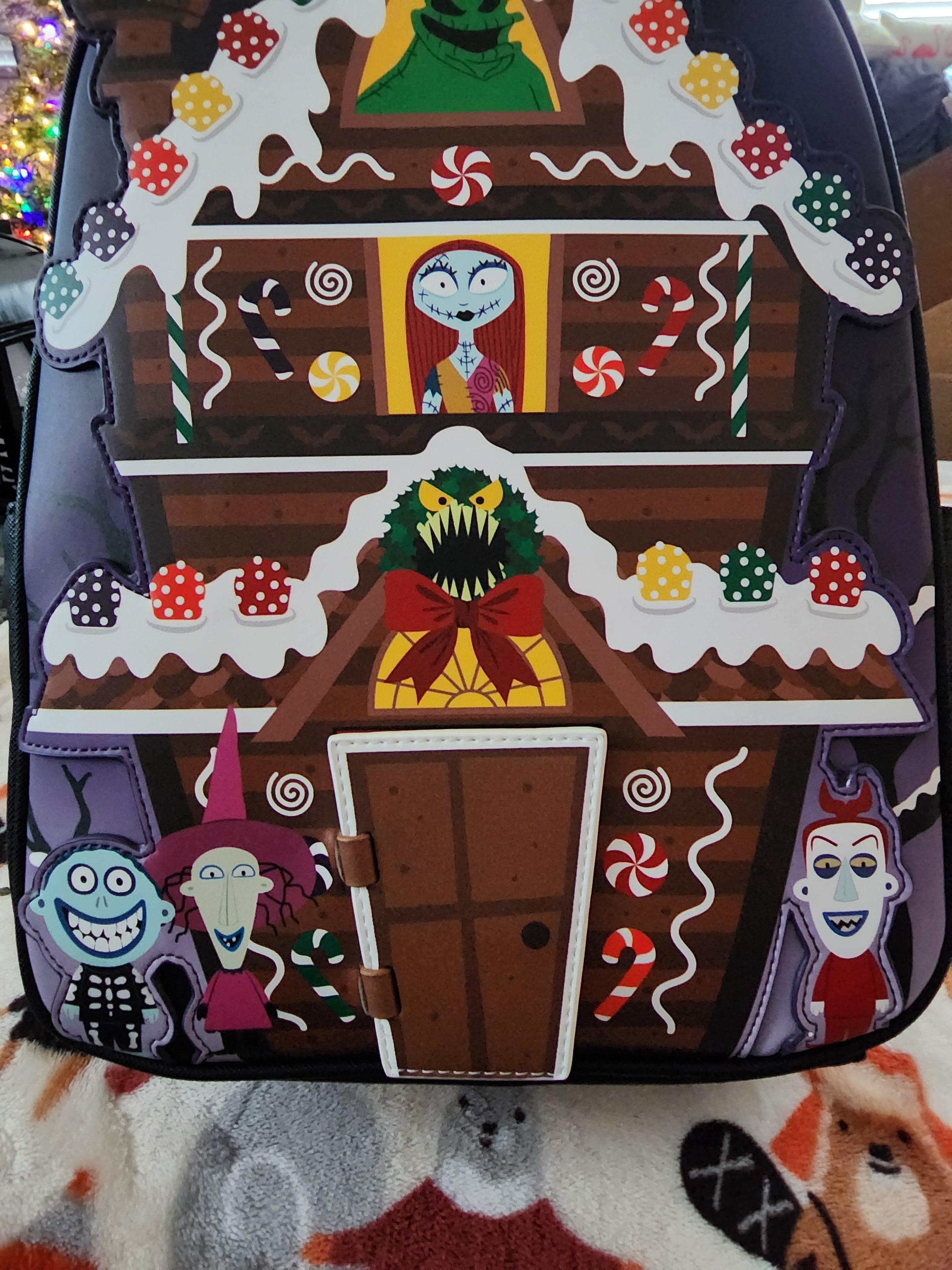 Loungefly Disney NBC Gingerbread House Mini Backpack - selling NWTs