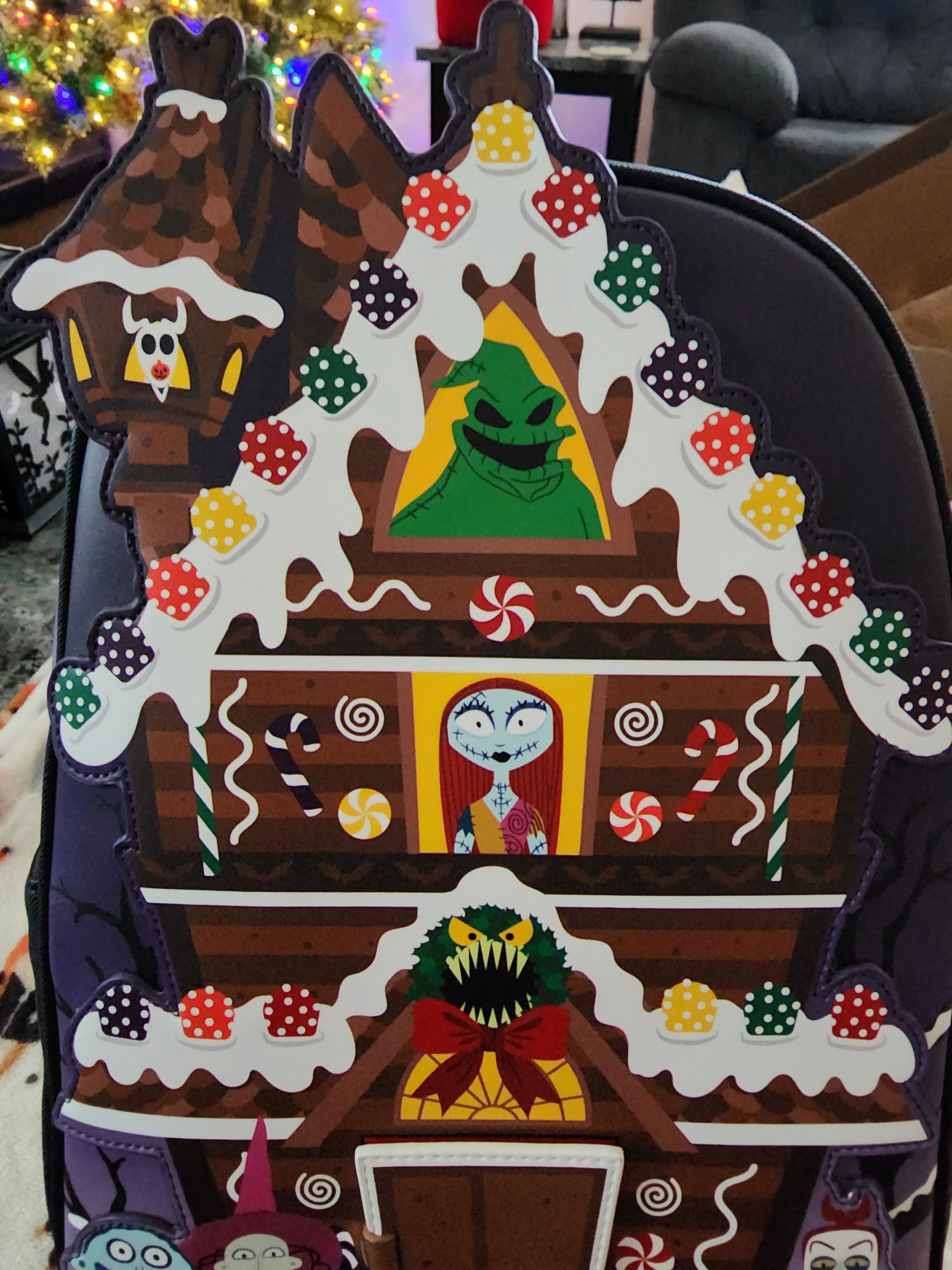 New! Loungefly The Nightmare Before Christmas Gingerbread House Mini online Backpack