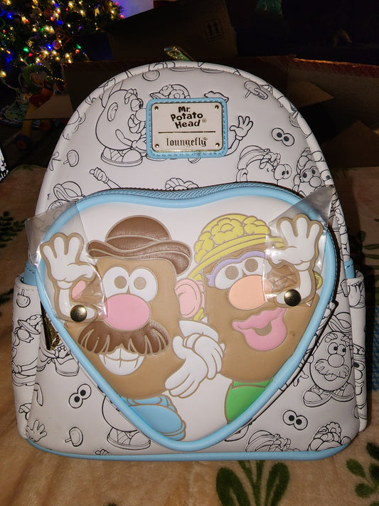 Disney Loungefly Mr. & Mrs. Potato Head backpack