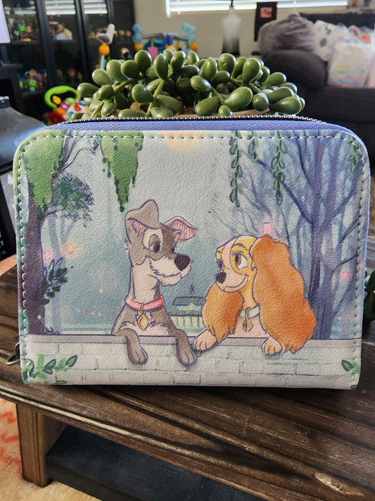 Disney Loungefly Lady and the Tramp wallet