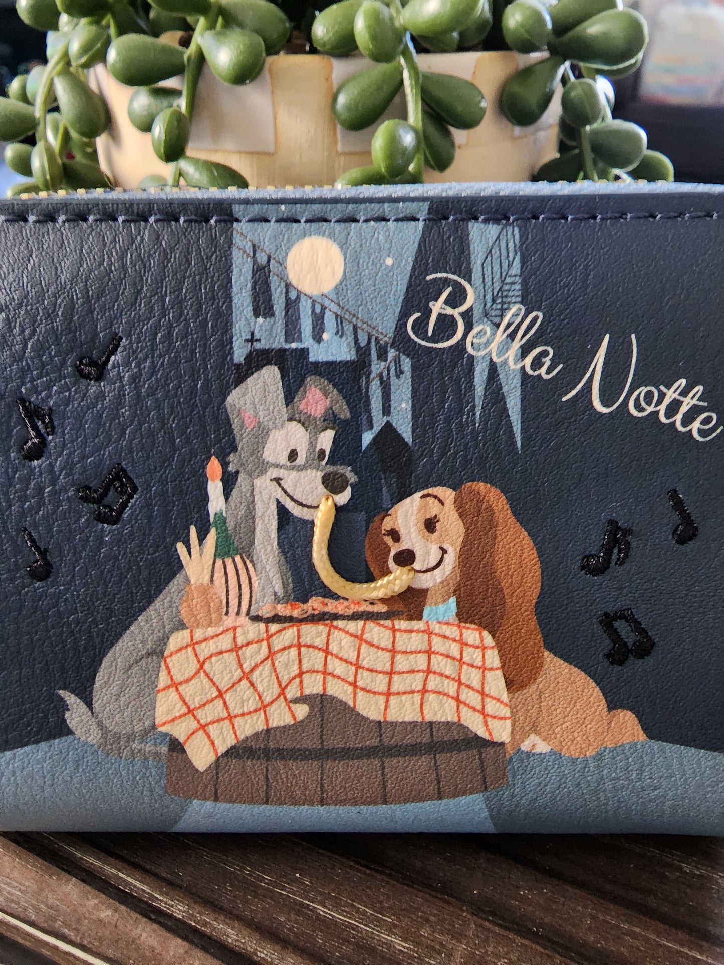 Our Universe Disney Lady and the Tramp Spaghetti Bella Notte Wallet