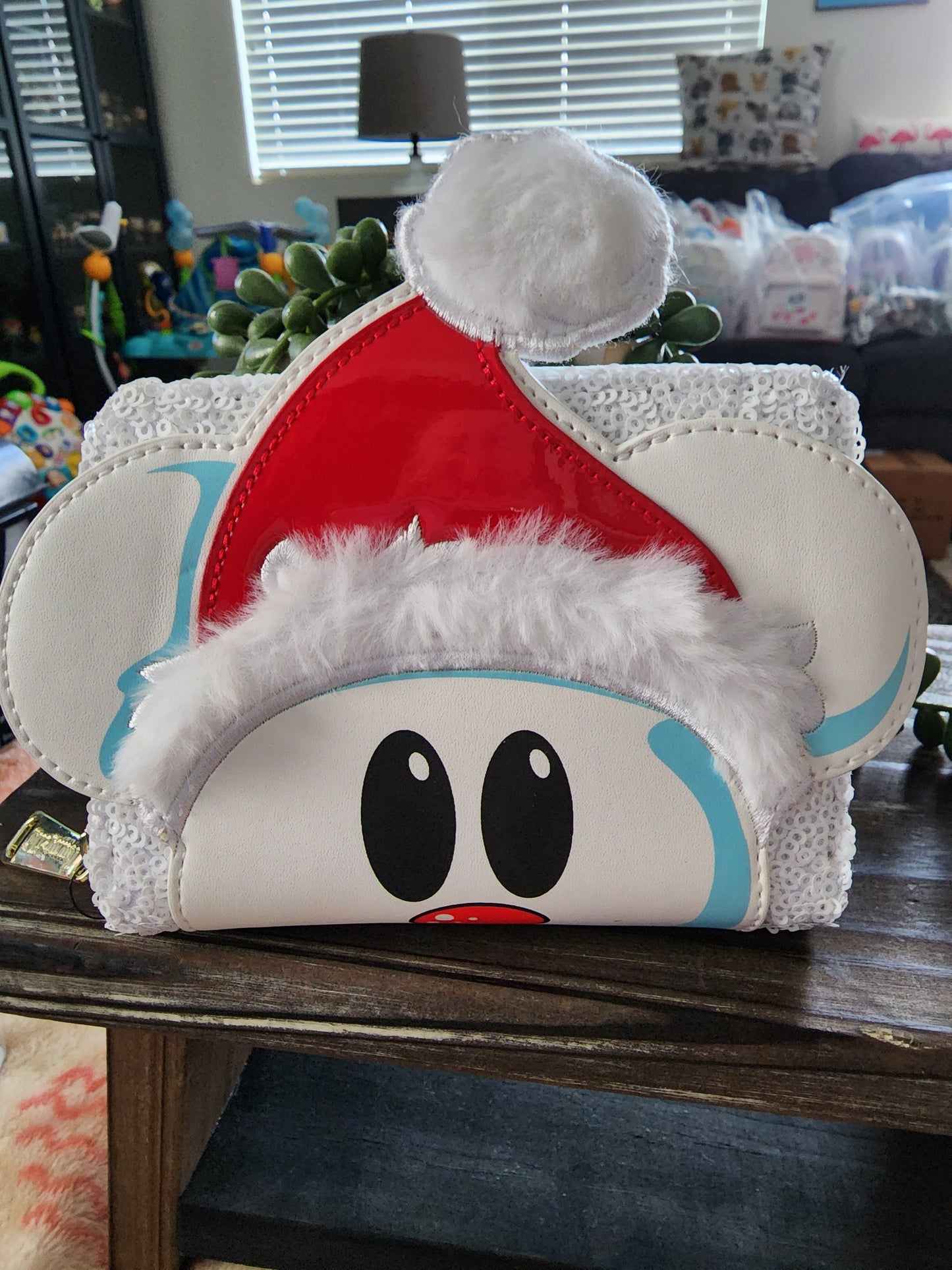 Loungefly Mickey Mouse as Santa Snowman Wallet